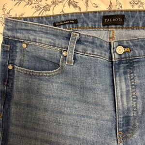 Talbots Light Blue Denim Slim Ankle Jeans